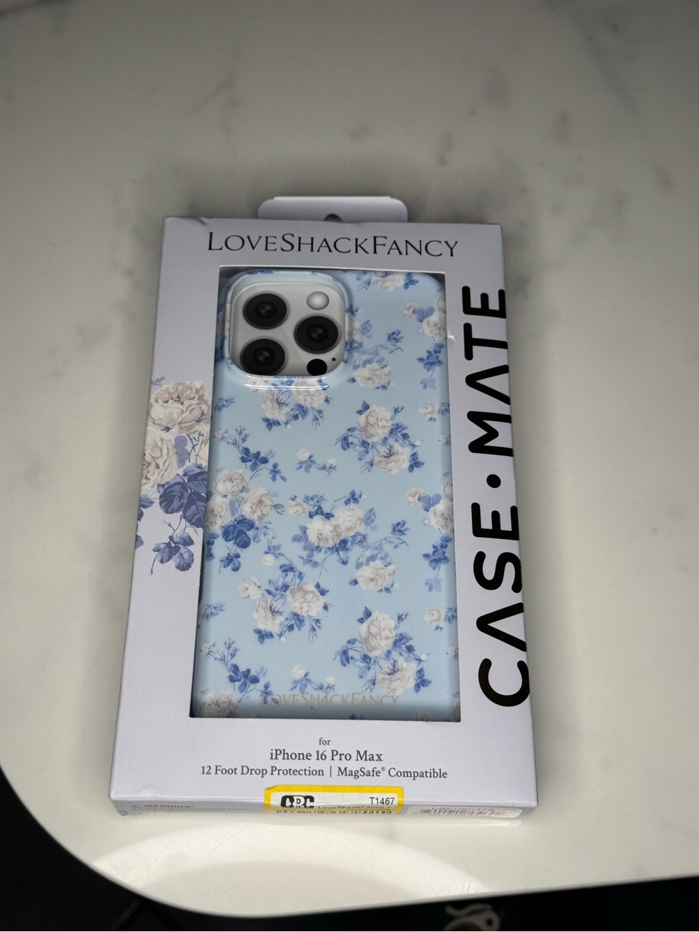 LoveShackFancy CaseMate iPhone 16 pro max case nwt